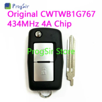 Original 2Button 433MHz Key Remote Control For Mitsubishi CWTWB1G767 With 4A Chip