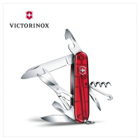 【VICTORINOX 瑞士維氏】Climber14用瑞士刀/透紅(1.3703.T)