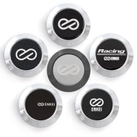 4PCS/LOT 64MM Car Wheel Center Caps for ENKEI Emblem Logo Dust-Proof Hub Cover