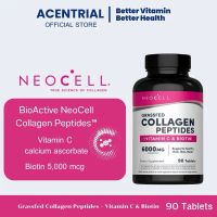 (แพกเกจใหม่)นีโอเซลล์ ซูเปอร์ คอลลาเจน พลัส ซี วิท ไบโอติน   NEOCELL 90เม็ด
