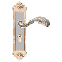Antique Lever Lock Privacy Door Entry Mortise Handle Lockset With Keys European Locks Black