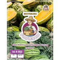 Bibit premium Semangka Kuning Taiwan | Benih Semangka Kuning Lonjong