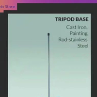 Statif Statip Stand Rod Stainless Steel Tripod Base OMM 03.1541.01 | 500 mm