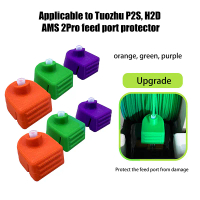 ตัวป้องกันพอร์ตป้อน, 4 ชิ้น, สำหรับรุ่น P2S, H2D, AMS 2 Pro, อุปกรณ์เสริมการอัพเกรดเครื่องพิมพ์ 3D, 
