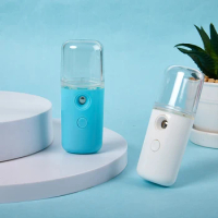 30ML Mini Facial Steamer Nano Mister Facial Sprayer USB Nebulizer Humidifier Moisturizing Hydrating Women Beauty Skin Care Tool
