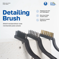 Rnasoap - Detailing Brush Sikat detaling pembersih Sepatu untuk Midsole Outsole 3pcs