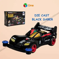Tomica Premium Unlimited Tamiya Mini 4WD Black Saber Mobil Diecast