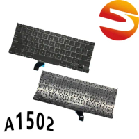 New 2013-2015 A1502 keyboard for Macbook Pro Retina 13" laptop Keyboard Replacement US/UK/French/German/Russian/Arabic Layout