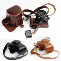 HQ Leather Camera Bag case strap For FUJIFILM FUJI X-T10 X-T20 X-T30