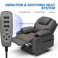 New Electric Massage Chair Power Lift Recliner Adjustable Ergonomic Backrest Lounge Sofa Armchair Furniture Lounge Chair 2022