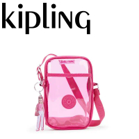 【Kipling】BARBIE 粉嫩果凍可愛長方形小包-TALLY