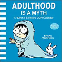 Sarah's Scribbles 2019 Wall Calendar: Adulthood Is A Myth Calendar – Wall Calendar