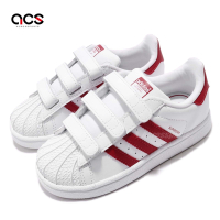 Adidas adidas 童鞋 Superstar CF I 白 紅 小童鞋 魔鬼氈 基本款 愛迪達 CG6639