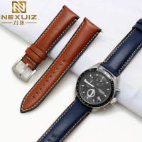Tali Jam Tangan Kulit Tulen, FOSSIL, Untuk Lelaki, Q Pintar FTW1114ME3110, Serasi dengan FS5436, Ter