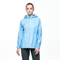 【HAKERS 哈克士】女 2.5L極輕量防水透濕外套(柔和藍)