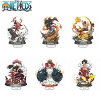 One Piece Anime Figure Acrylic Stand Model Toy 16cm Monkey·D·Luffy ACE Sabo Anime Collection DIY Action Figures Toys