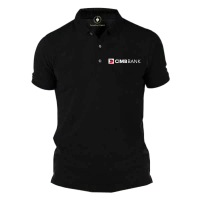 เสื้อโปโลคลาสสิกสำหรับธนาคาร CIMB บริษัท Sulam Sulam บุรุษไปรษณีย์ ทีม ฟังก์ชั่น ทีม งานปัก Sulam FF