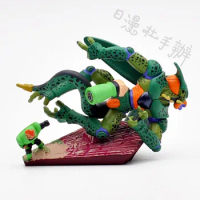 BANDAI Dragon Ball Action Figure Android16 Flying Fist Cell Scene Big Egg Ex Cashapou MEGAHOUSE Model Decoration Toy