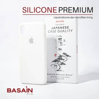 BASAIN Casing iPhone Xs/Xr/Xs Max Case Soft Premium Silicone - White Xr