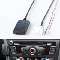 Car Bluetooth Microphone Phone Call Handsfree Kit Music AUX-IN Audio Adapter For Mazda 6 M6 M3 RX-8 MX-5 Pentium B70