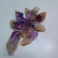 1Pcs Amethyst Natural Amethyst Rough Stone Crystal Stone Ornament Home Fish Tank Landscaping Decorations Children's Gifts 1-5cm