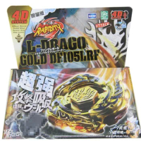 L-Drago Destructor (Destroy) GOLD Armored Metal Fury 4D Spinning Top