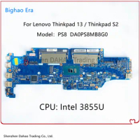 DA0PS8MB8G0 For Lenovo Thinkpad 13 Thinkpad S2 Laptop Motherboard With Intel 3855U CPU FRU 01AY549 01AY550 100% Tested
