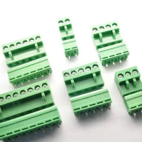 7pin 5.08 Terminal plug type 300V 10A 5.08mm pitch connector pcb screw terminal block connector