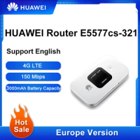 NEW Huawei Original 4G WiFi Router E5577-321 150 Mbps LTE Mobile WiFi Hotspot Pocket 3000mah Battery with SIM card Slot