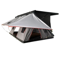 Car Roof Top Tent Hard Shell Aluminum Hard shell Roof Top Tent 3-4 Person Lightweight Tent Car Roof Top