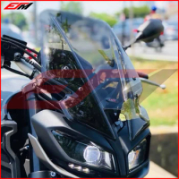 Fit For Yamaha MT09 2017 2018 2019 2020 MT-09 FZ-09 FZ09 MT 09 '17-'20 Motorcycle Sport Touring Windshield Windscreen Wind Defle