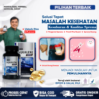 Bio Squalene Original - Suplemen Pengental Sperma Herbal untuk Sperma Encer Azoospermia Kesuburan Pr