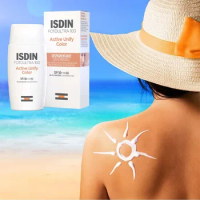 ISDIN Eryfotona Actinica Zinc Oxide &amp; 100% Mineral Sunscreen Broad Spectrum SPF 50+, No White Cast, Suitable for Sensitive Skin