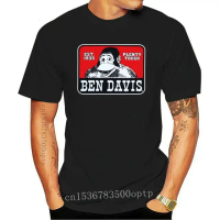 เสื้อยืดพิมพ์ลายโลโก้ย้อนยุคสำหรับผู้ชาย BEN DAVIS มาใหม่