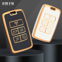TPU Car Remote Key Case Cover Shell For Land Rover Range Rover Evoque Discovery Sport Velar For Jaguar XE E-PACE XF Accessories