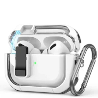 Clear Case kompatible Airpods Pro 2. 1. Generation transparente Schutzhülle mit Schalter Apple Airpods 3 2 Lade koffer