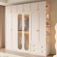 Organizer Drawers Wardrobes White Mobile Storage Hanging Cupboard For Clothes White Wooden Closets Abiertos Furniture Bedroom