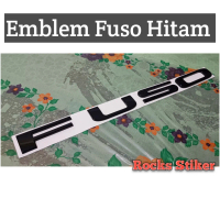 Emblem Mobil Fuso canter L300 warna Hitam sudah dengan perekat