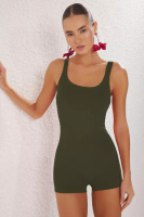 Trendyol Khaki Surfer Shorts Swimsuit TBESS25MA00081