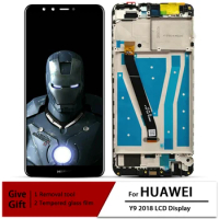 For Huawei Y9 2018 LCD Display Screen Touch Digitizer Assembly For 5.93 inch Huawei Y9 2018/Enjoy 8 Plus With Frame