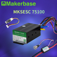 Makerbase VESC 75100 75โวลต์100A ขึ้นอยู่กับเบนจามิน VESC6 HighPower สำหรับสเก็ตบอร์ดไฟฟ้าสกูตเตอร์ Ebike ควบคุม
