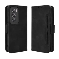 For Oppo Reno12 Pro 5G (China) Case Premium Leather Wallet Leather Flip Multi-card slot Cover For OPPO Reno 12 Pro 5G Phone Case