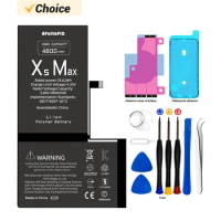 Choice Phone Battery For iPhone XS MAX Battery Change Replacement Bateria For iPhone Battery Phone Repair With Tools And Glue