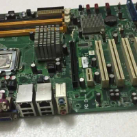 100% OK Original IPC Embedded Mainboard M-322 industrial motherboard LGA775 DDR2 with CPU RAM VGA 5*PCI 2*LAN IPC Board