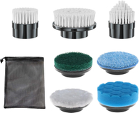 Electric Spin Scrubber Replacement Brush Heads 7 Pcs Set Suitable for Generic Scrubber for Bathroom