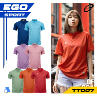 EGO SPORT โปโลคอจีน TT-007 x ไทยโทนเปล่า เสื้อโปโลสีสวย ระบายอากาศได้ดี  ผ้า  ทอม  polo สมเด็จ  พระ 