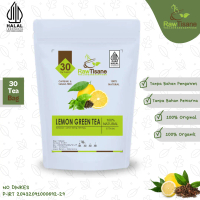 RAW TISANE Lemon Green Tea : Teh Buah Lemon & Teh Hijau Isi 30 Tea Bag