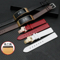 Watch Band 22mm Genuine Leather Strap For Huawei GT 2 GT2 Pro Watch Strap Replacements Honor Magic Watch B2 B3 B5 B6 Mens Strap