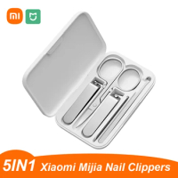 5 in 1 Xiaomi Mijia Nail Clippers Tool Set Pedicure Care Clipper Earpick Nail File Professional Beauty Tools Nail Cutter Trimmer
