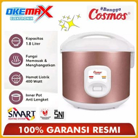 Cosmos CRJ-3123 Rice cooker Magic com Penanak Nasi 1.8 L anti lengket 3in1 Pink CRJ3123P